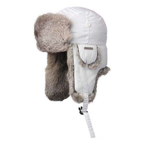 Crown Cap Arctic-Coated Aviator with Rabbit trim Bomber - Primary Image