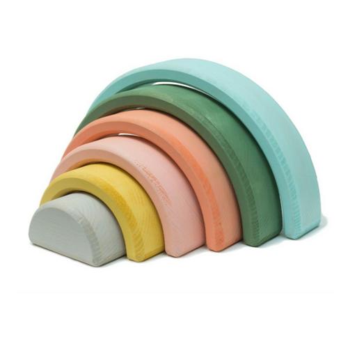 Wonder & Wise Rainbow Nesting Blocks - Primary Image