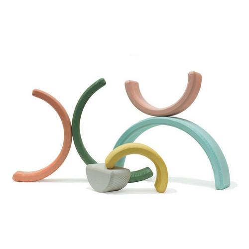 Wonder & Wise Rainbow Nesting Blocks - Primary Image