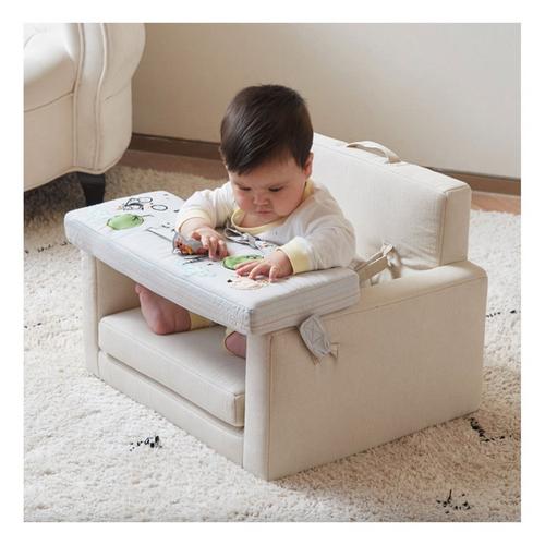 Wonder & Wise Rolling Along (Neutral) Square Chair - Primary Image