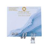 Narelle Charm Hoop Trio Earrings - Thumbnail 1 of 3