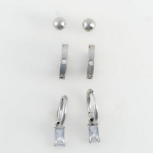 Narelle Charm Hoop Trio Earrings - Primary Image