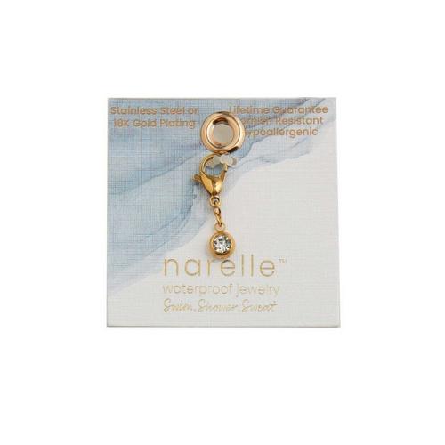 Narelle Cubic Zirconia Drop Water Resistant Charm - Primary Image