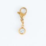 Narelle Cubic Zirconia Drop Water Resistant Charm - Thumbnail 2 of 3