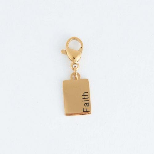 Narelle Faith Tag Water Resistant Charm - Primary Image