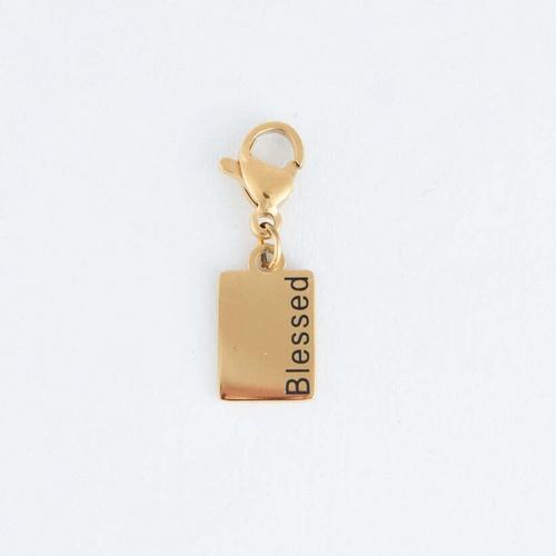 Narelle Blessed Tag Water Resistant Charm - Primary Image