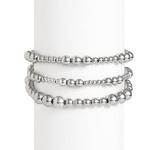 Women's Narelle Waterproof Stretch Graduated Ball Bracelet Set - Thumbnail 1 of 3