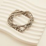 Women's Narelle Waterproof Stretch Graduated Ball Bracelet Set - Thumbnail 3 of 3