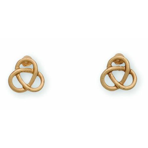 Howards Trinity Gold Earrings - Primary Image