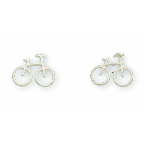 Howards Bicycle Silver Earrings - Primary Image