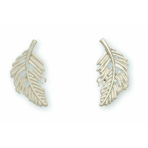 Howards Feather Silver Earrings - Primary Image