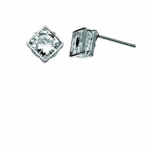 Howards Square Dazzler Silver Earrings - Primary Image