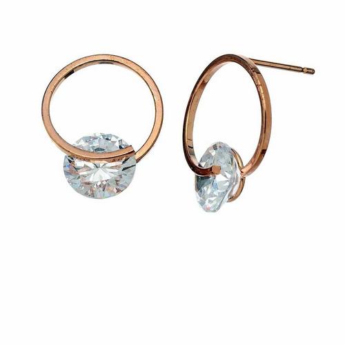 Howards Circle Dazzler Gold Earrings - Primary Image