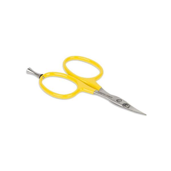 LOON OUTDOORS Tungsten Carbide Curved Micro Tip Scissors w/ Precision Peg