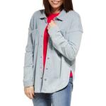 Women's North River Plymouth French Terry Long Sleeve Shacket - Thumbnail 1 of 3