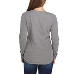 Women's North River Maury Waffle Long Sleeve V-Neck Henley - Thumbnail 3 of 3
