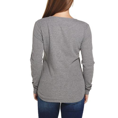 Women's North River Maury Waffle Long Sleeve V-Neck Henley - Primary Image