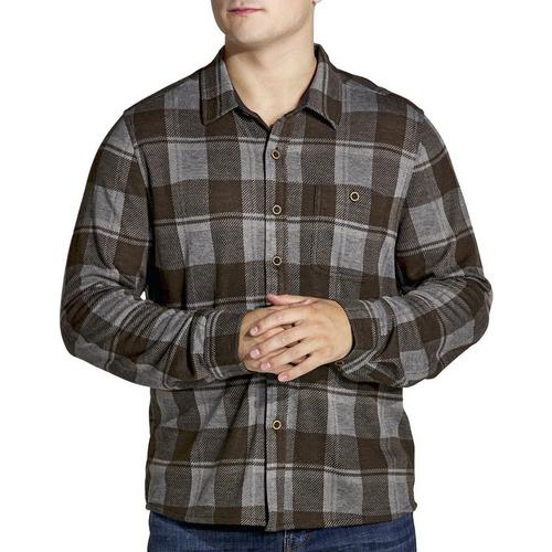Men's North River Heritage Plaid Long Sleeve Button Up Shirt - Primary Image