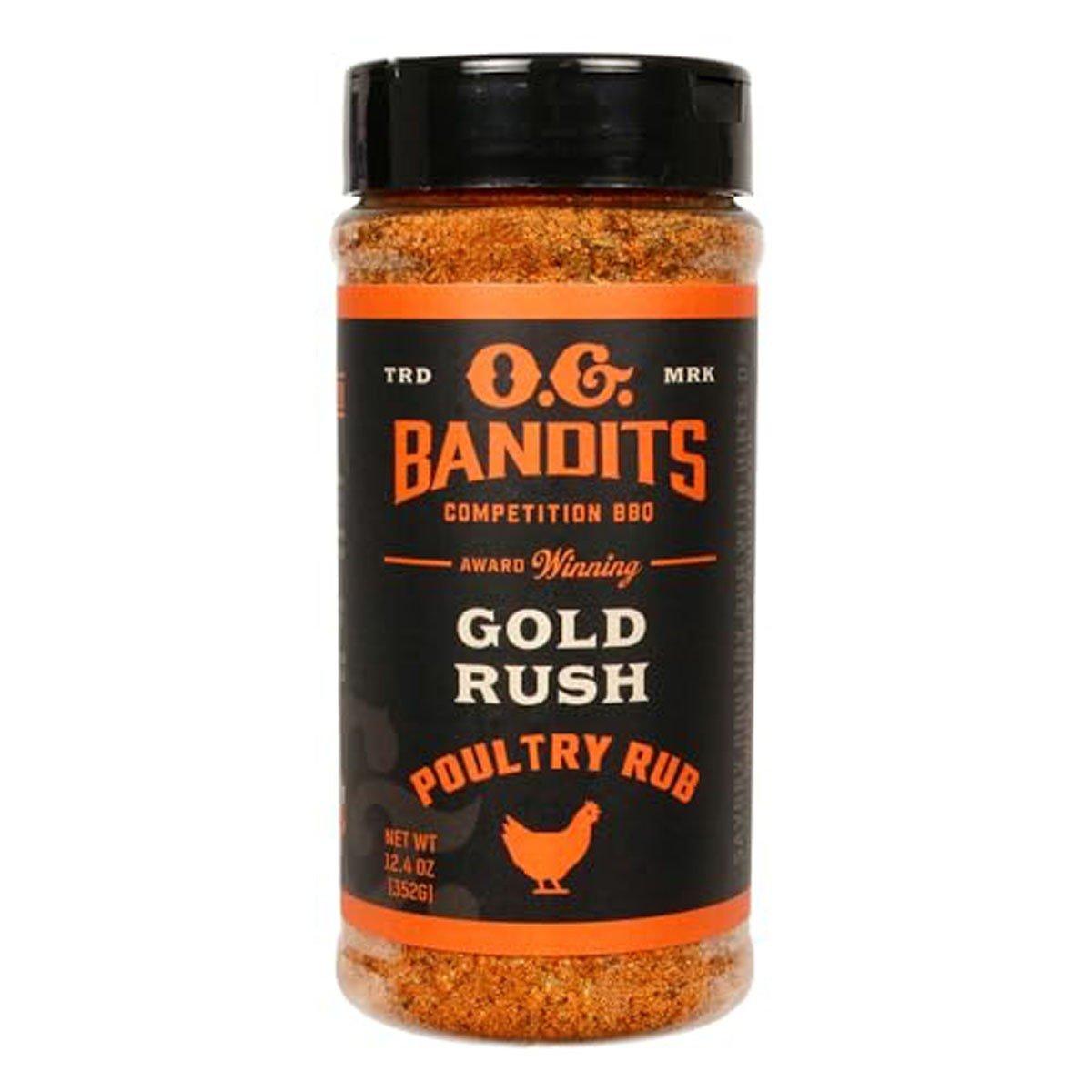 O.G. Bandits Gold Rush Poultry Rub - 12.4 oz - O.G. Bandits