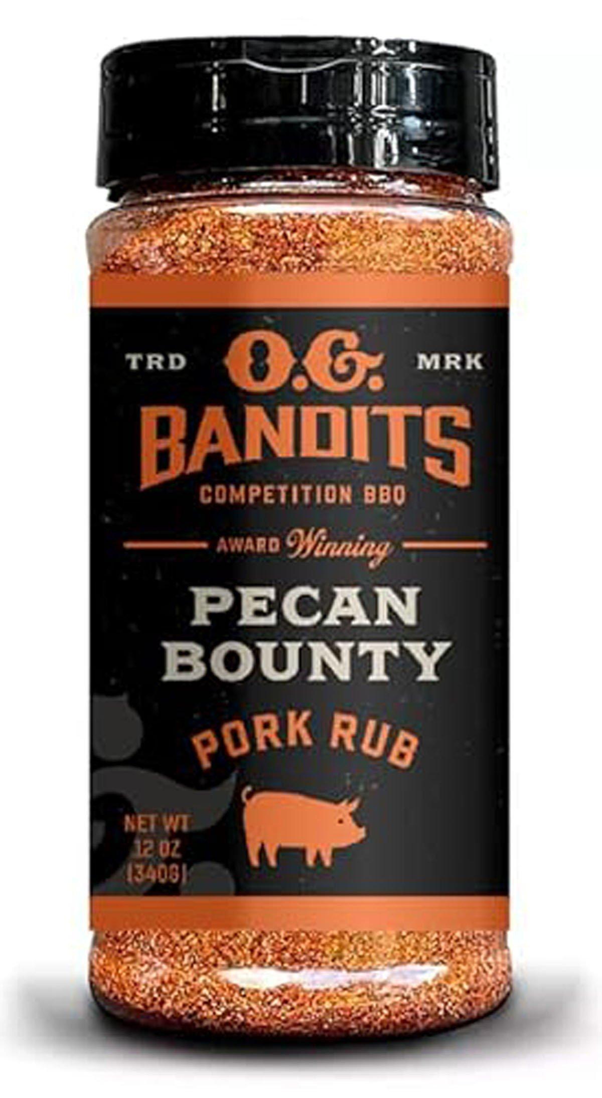 O.G. Bandits Pecan Bounty Pork Rub - 12 oz - O.G. Bandits
