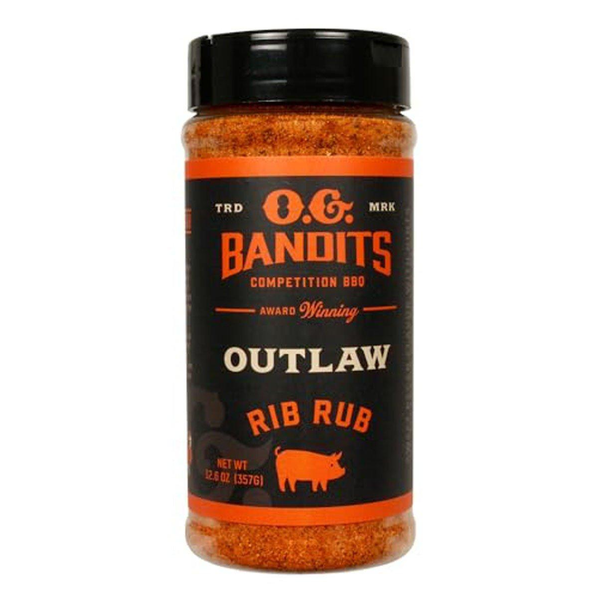 O.G. Bandits Outlaw Rib Rub - 12.6 oz - O.G. Bandits