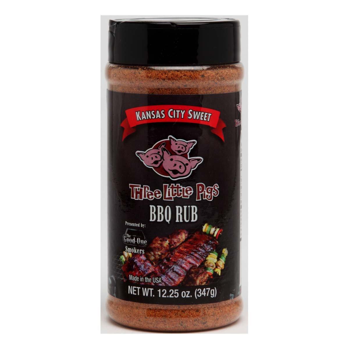 Three Little Pigs Kansas City Sweet BBQ Rub - Three Little Pigs
