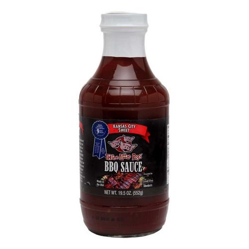 Three Little Pigs Kansas City Sweet BBQ Sauce - Primary Image