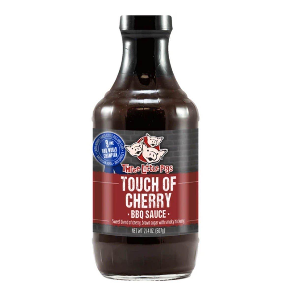 Three Little Pigs Touch of Cherry BBQ Sauce - Three Little Pigs
