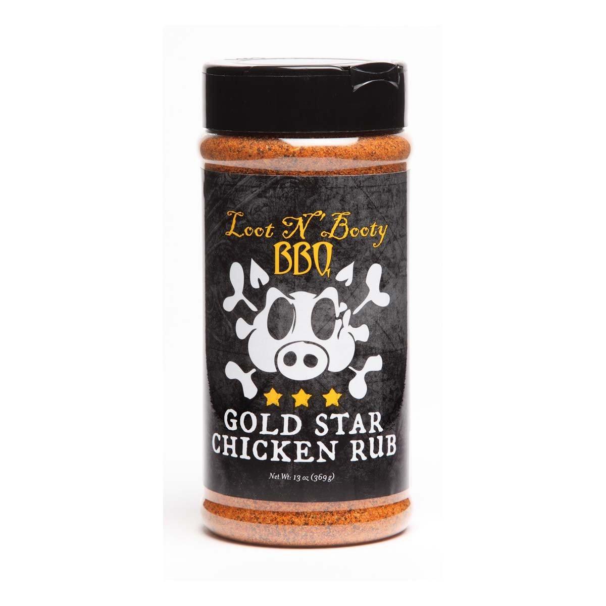 Loot N' Booty BBQ Gold Star Chicken Rub - Loot N' Booty BBQ