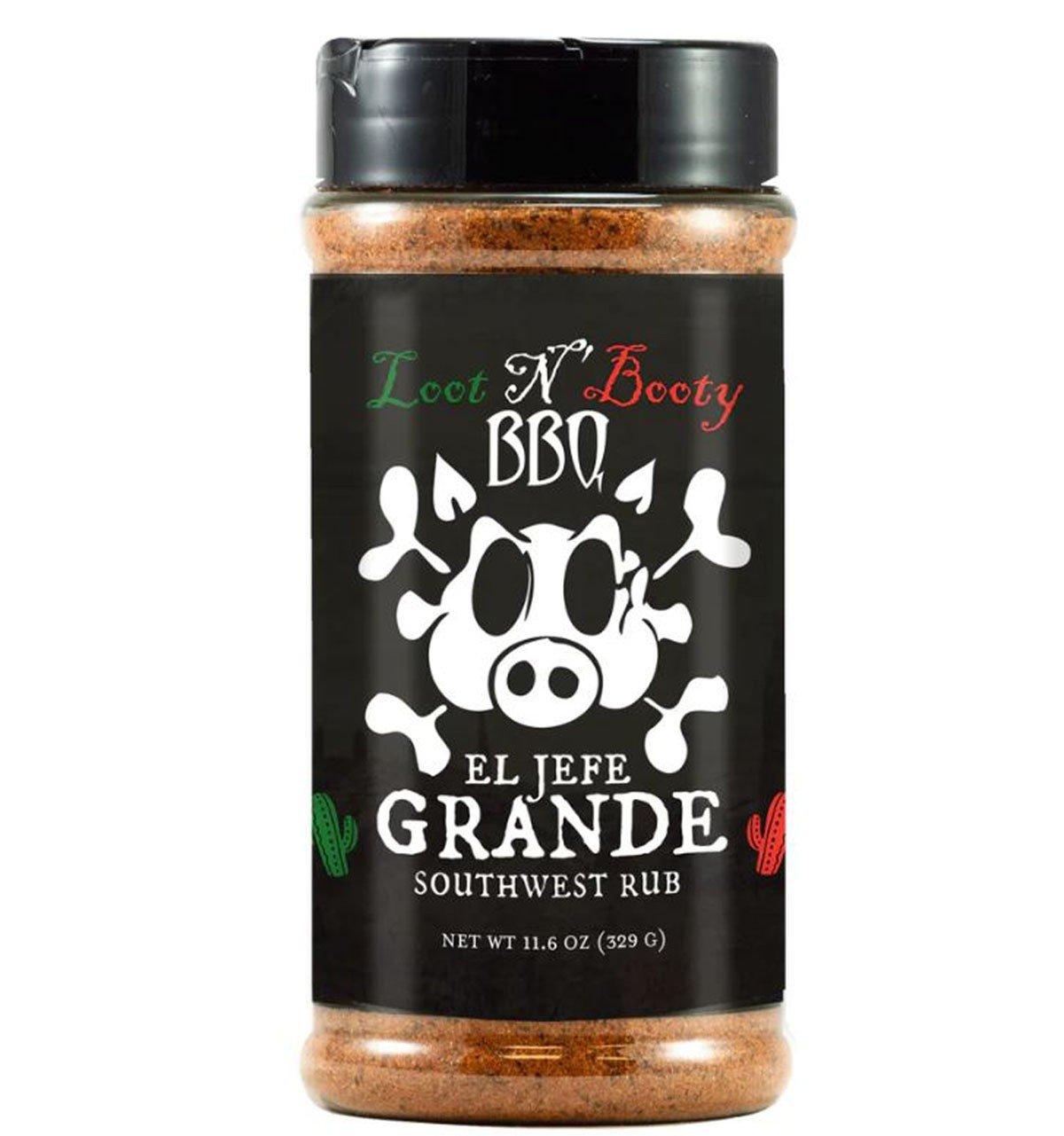Loot N' Booty BBQ El Jefe Grande Southwest Rub - Loot N' Booty BBQ