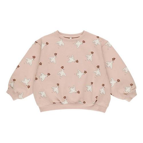 Baby Girls' Rylee + Cru Doves Crewneck Sweatshirt - Primary Image