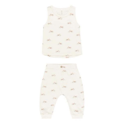 Baby Rylee + Cru Bicycles Tank Top,Joggers Set - Primary Image