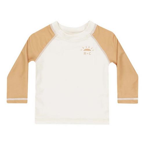 Kids' Rylee + Cru Marigold Stripe Swim Rashguard - Primary Image
