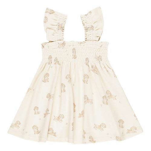 Baby Girls' Quincy Mae Smocked Jersey Square Neck Babydoll Dress - Primary Image