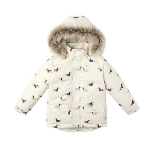 Toddler Rylee + Cru Dachshund Detachable Hood Parka - Primary Image
