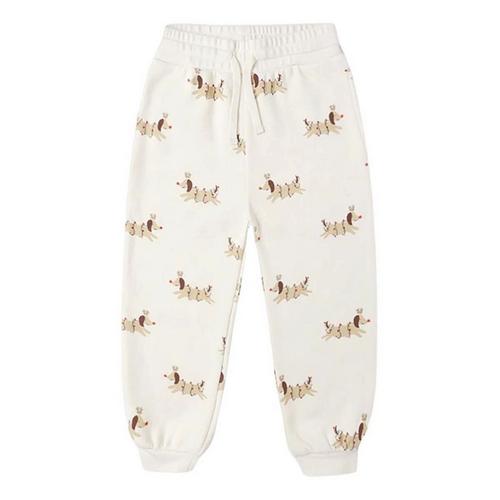 Baby Rylee + Cru Christmas Dogs Joggers - Primary Image
