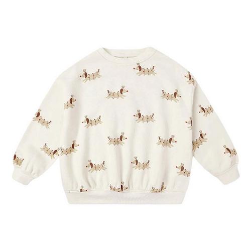 Toddler Rylee + Cru Relaxed Christmas Dogs Crewneck Sweatshirt - Primary Image