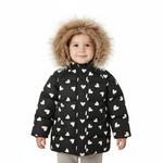 Toddler Rylee + Cru Long Heart Hooded Puffer Jacket - Thumbnail 2 of 2