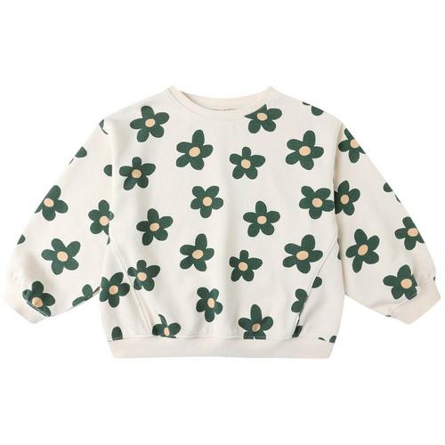 Toddler Girls' Rylee + Cru Oversized Crewneck Sweatshirt - Primary Image