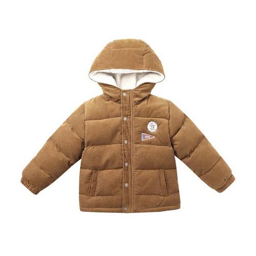 Toddler Rylee + Cru Cord Hooded Puffer Jacket - Primary Image