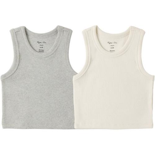 Girls' Rylee + Cru Ribbed Tank Top - Primary Image