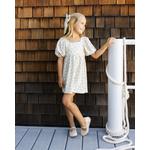 Baby Girls' Rylee + Cru Brea Square Neck Babydoll Dress - Thumbnail 2 of 2