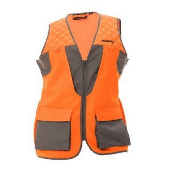 Women's DSG Outerwear Upland Hunting Hunting Vest 2XL/3XL Tan/Blaze Orange