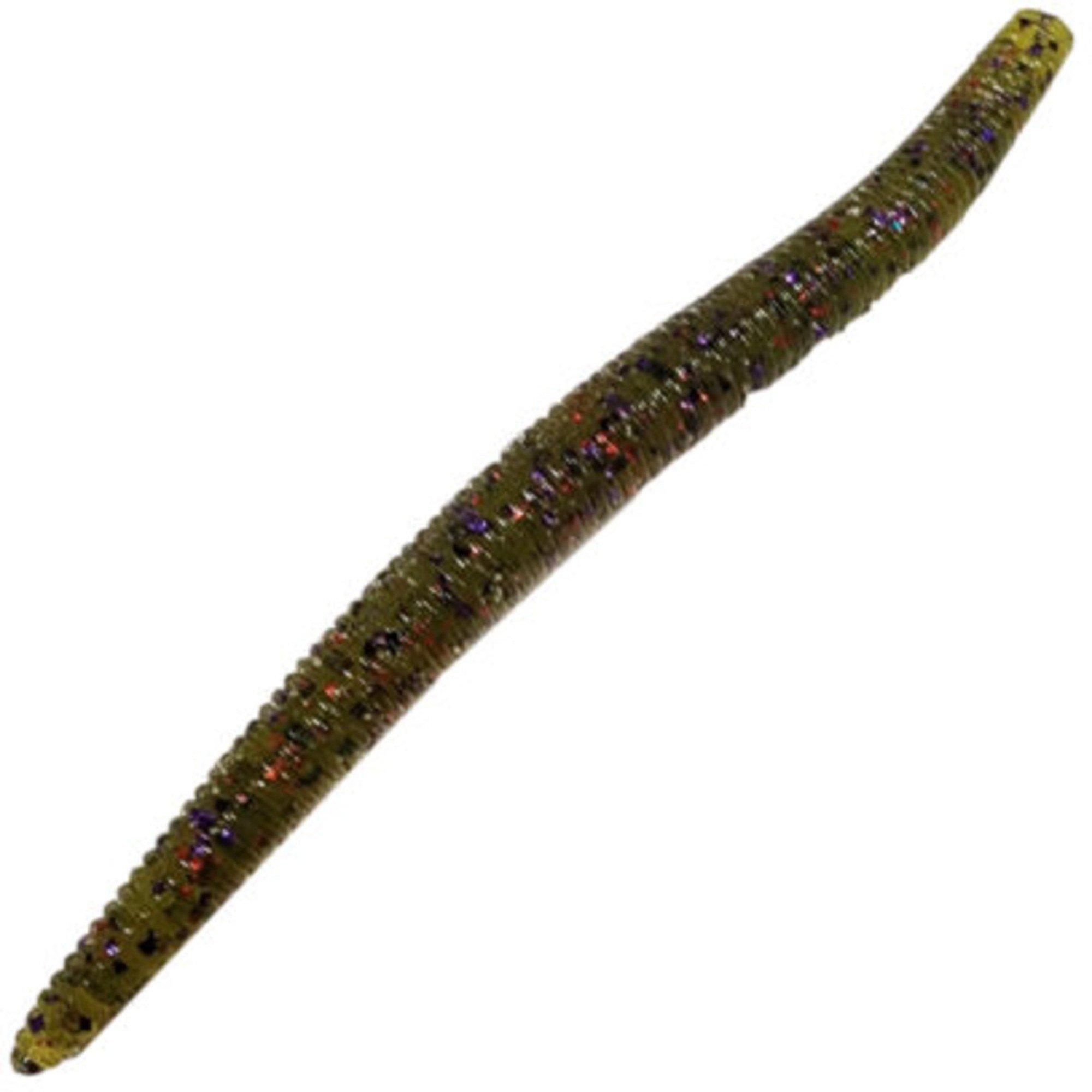 Watermelon Red/Purple Flake - Finesse Rig Worm