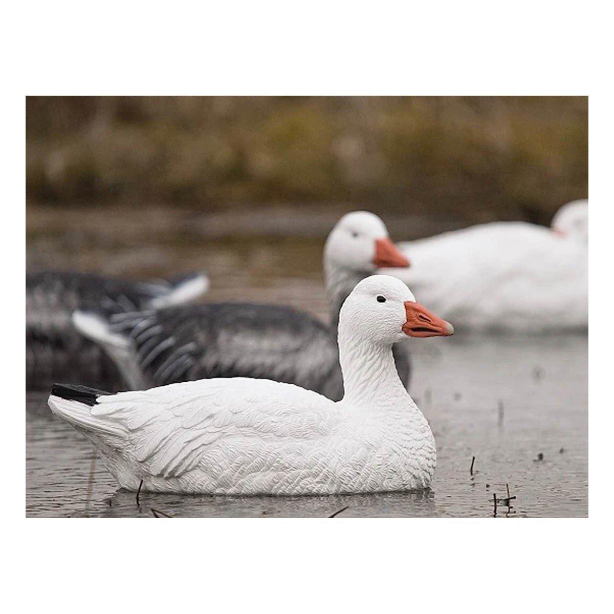 SX Sentry Floater Adult Snow Goose Decoys 4 Pack - SX Decoys