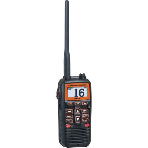 Standard Horizon HX210 Compact Floating Marine VHF Handheld Radio Transceiver - Primary Image