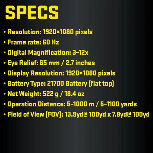 TenPoint Vision HD Digital Rangefinding Crossbow Scope - Primary Image