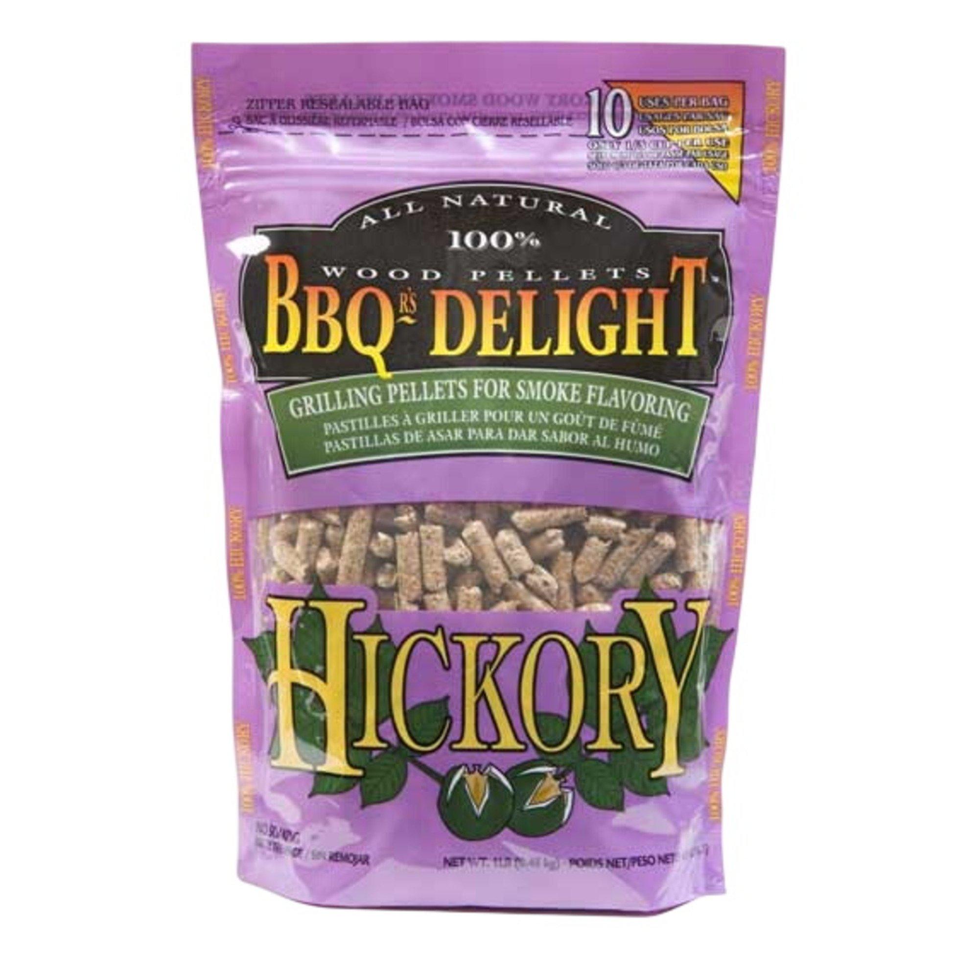 BBQr's Delight Hickory Wood Pellets 1 lb. Bag - BBQr's Delight