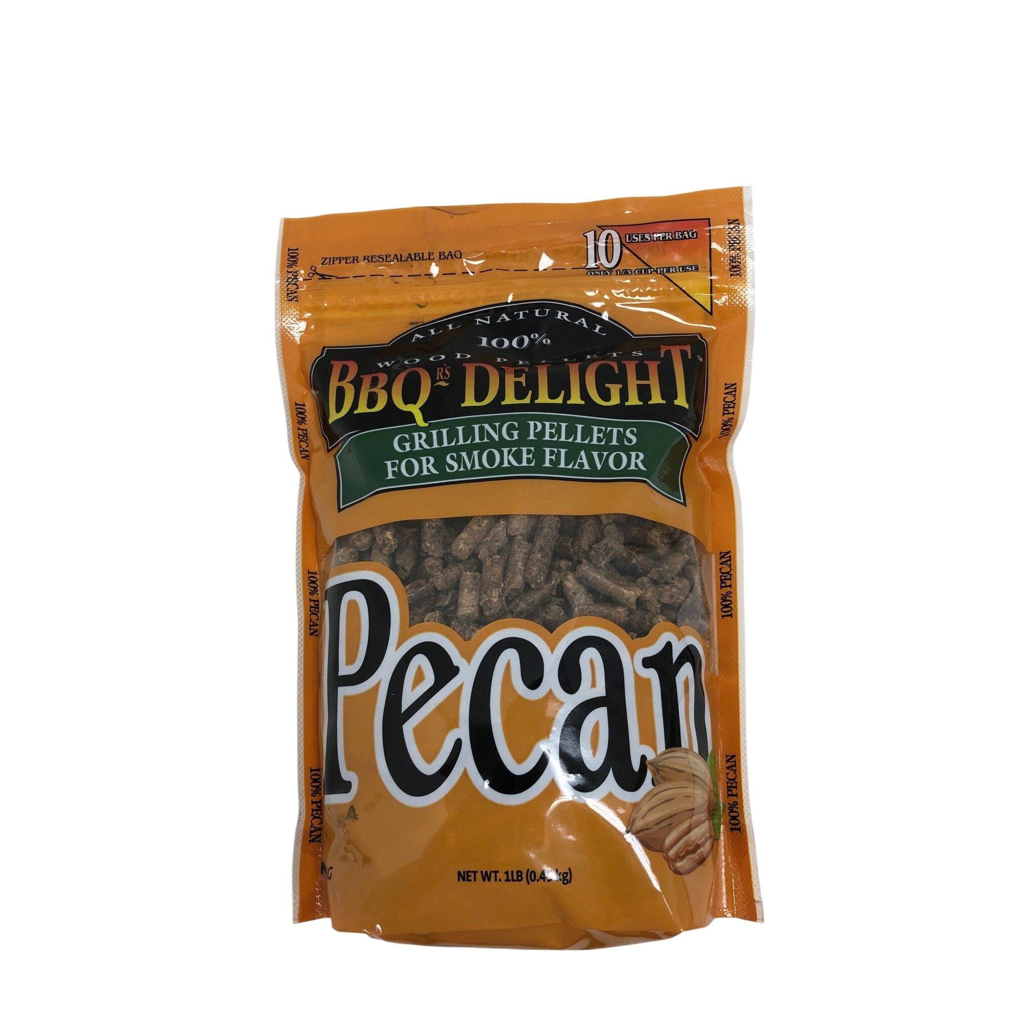 BBQr's Delight Pecan Wood Pellets 1 lb. Bag - BBQr's Delight