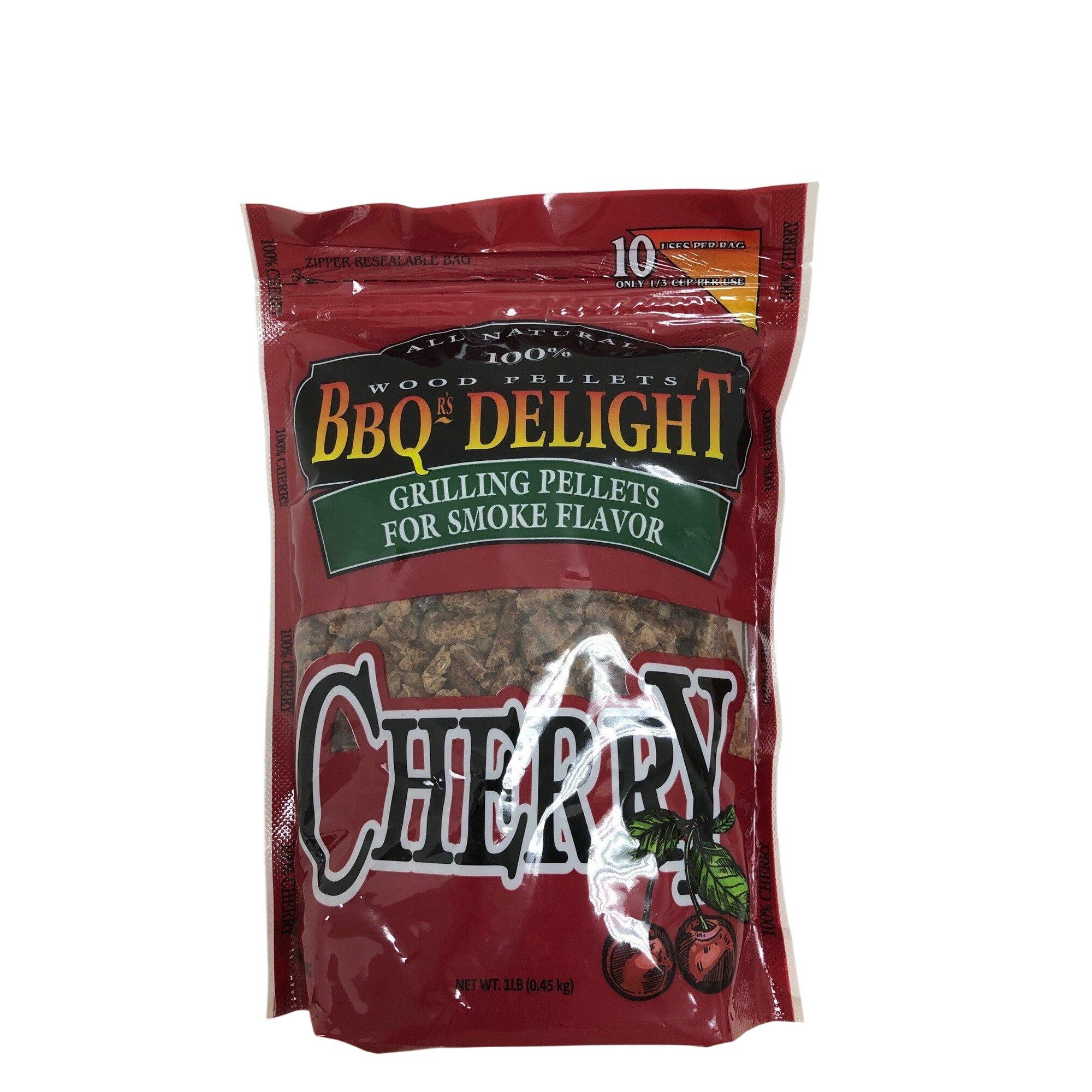 BBQr's Delight Cherry Wood Pellets 1 lb. Bag - BBQr's Delight